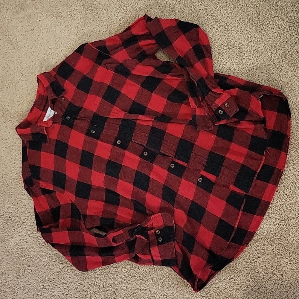 Men's Red/Black Flannel